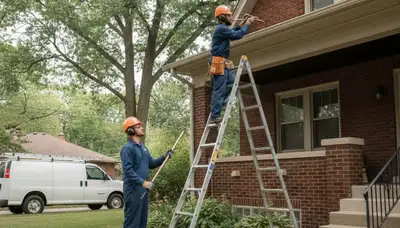Royal Oak, MI plumber repairing a pipe for residential plumbing service