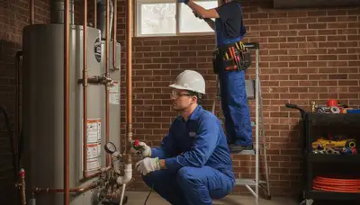 Royal Oak, MI plumber repairing a sink for residential plumbing service