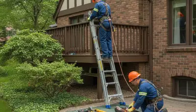 Royal Oak, MI plumber repairing a sink leak for a local plumbing service