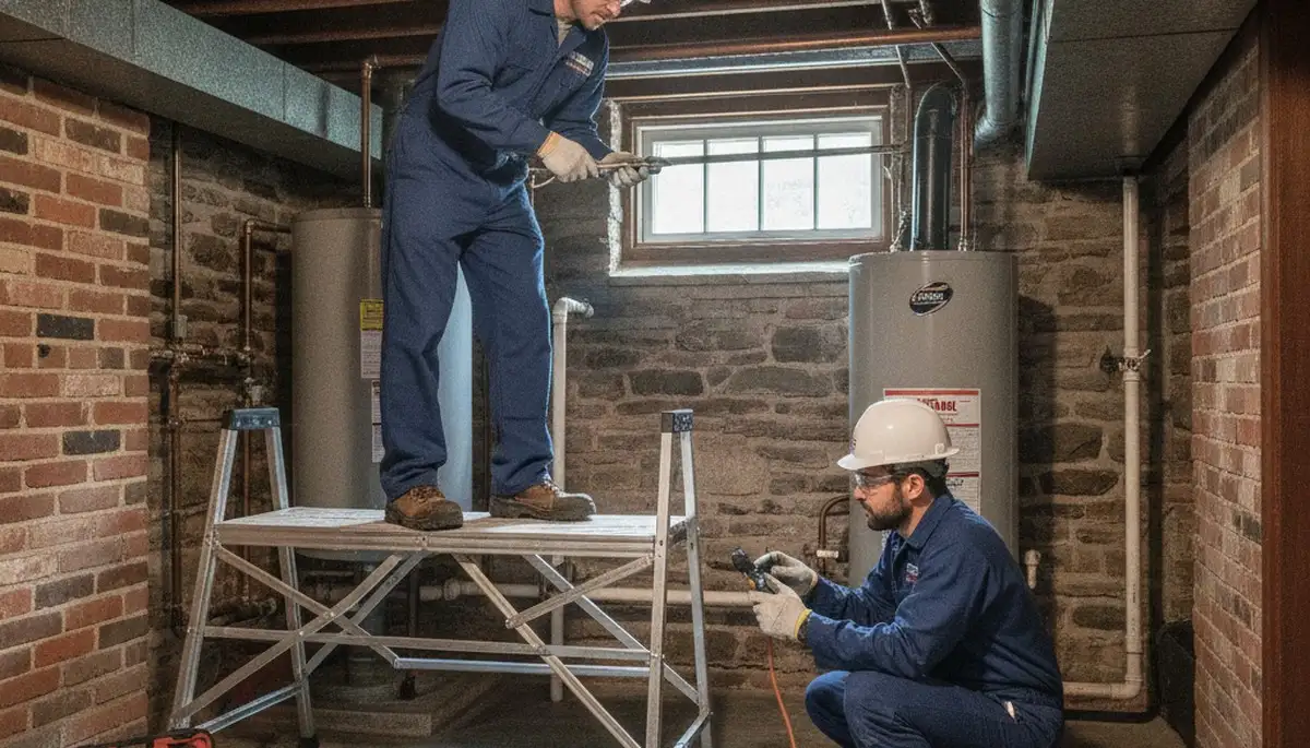 Royal Oak, MI plumber handling residential pipe repair for plumbing service call