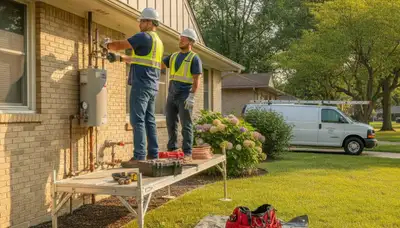 Plumber repairing a leak in Royal Oak, MI for fast plumbing service