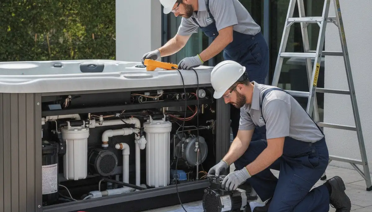 Spa repair service in Royal Oak, MI for homes with aging plumbing connections