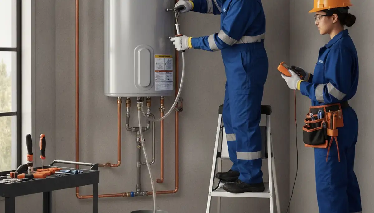 Tankless water heater installation and repair in Royal Oak, MI for on-demand hot water